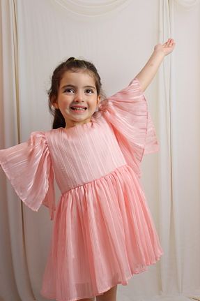 لباس صورتی بچه گانه بافتنی GÜL Baby - کد 844523595