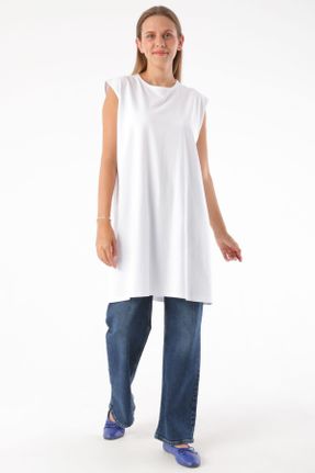 تی شرت اسلامی سفید زنانه رگولار تکی کد 122647697