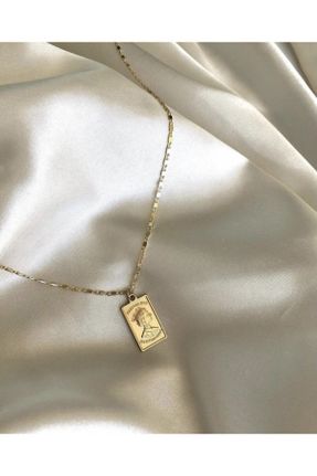 گردنبند جواهر طلائی زنانه روکش طلا کد 211327043
