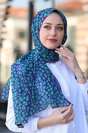 شال بنفش زنانه شیفون Stella - کد 40958902