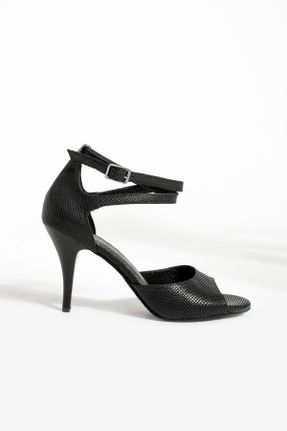 کفش پاشنه بلند کلاسیک مشکی زنانه چرم طبیعی پاشنه نازک پاشنه متوسط ( 5 - 9 cm ) کد 816256691