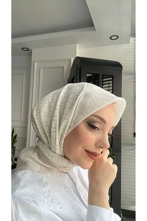 روسری بژ 90 x 90 Onur - کد 830299618