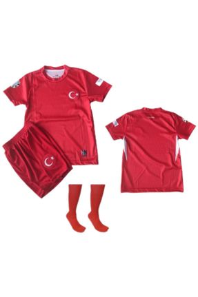 لباس فرم فوتبال قرمز بچه گانه کد 206451438