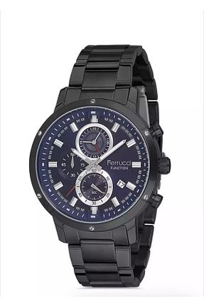 ساعت مچی مشکی مردانه 43 میلی متر Ferrucci - کد 844540341