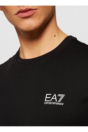 تیشرت مشکی مردانه رگولار EA7 - کد 844561490