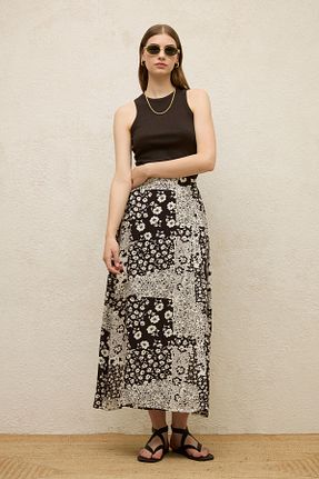 دامن بنفش زنانه پارچه Manuka - کد 844562417