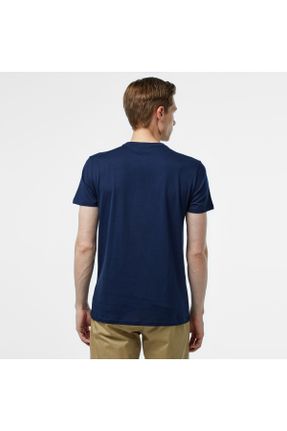 تی شرت سرمه ای مردانه رگولار یقه هفت کد 3010119