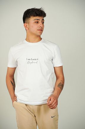 تیشرت سفید مردانه رگولار Boydimood - کد 844605773