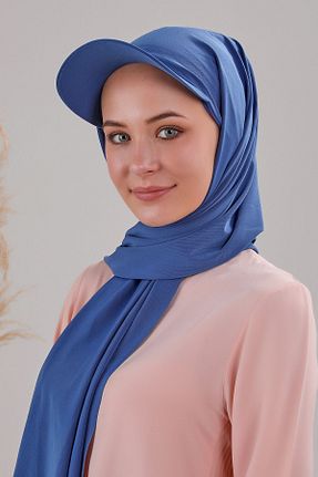 کلاه شنای حجاب سرمه ای زنانه Melodi Scarf - کد 844616112