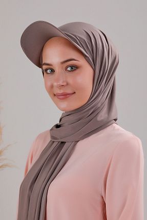 کلاه شنای حجاب قهوه ای زنانه Melodi Scarf - کد 844616089