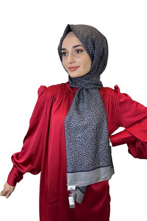 شال طوسی زنانه پنبه - پلی استر کد 831353504