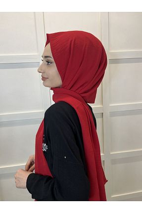شال قرمز زنانه پنبه ای Eflatun - کد 824894088