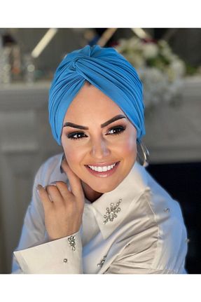 کلاه شنای حجاب قهوه ای زنانه Sahra Şal Dünyası - کد 844675382