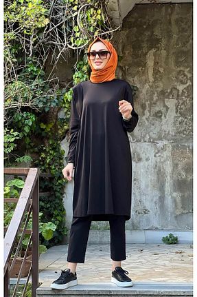 تونیک حجاب مشکی زنانه بافت MissWhence - کد 844761643