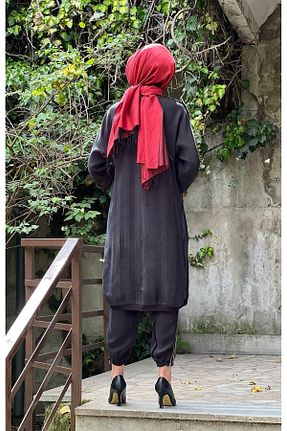 تونیک حجاب مشکی زنانه ویسکون MissWhence - کد 844761278