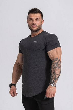 تیشرت مشکی مردانه رگولار Gymwolves - کد 118395611