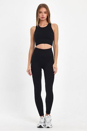بادی اسپرت مشکی زنانه Fitted Gymwolves - کد 356770928
