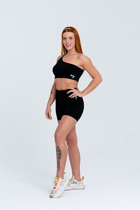 نیم تنه اسپرت مشکی زنانه الاستین Gymwolves - کد 355374940