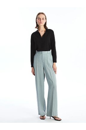 شلوار سبز زنانه لیکرا LC Waikiki - کد 836869035
