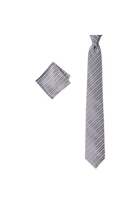 کراوات طوسی مردانه Micro 1001 Kravat - کد 772117195