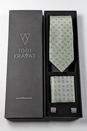کراوات سبز مردانه Micro 1001 Kravat - کد 771820660