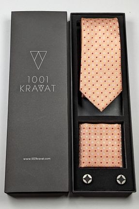 کراوات نارنجی مردانه Micro 1001 Kravat - کد 771808957
