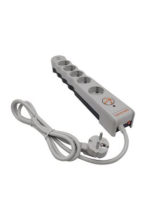 کابل افزودنی پریز گروهی سفید 5 Tunçmatik - کد 444345409