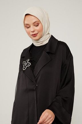 کلاه و ابایا مشکی زنانه بافتنی Levidor - کد 844894586