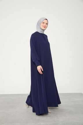کلاه و ابایا سرمه ای زنانه پلی استر Levidor - کد 844894618