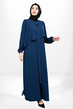 کلاه و ابایا آبی زنانه پنبه ای Beyza - کد 844906087