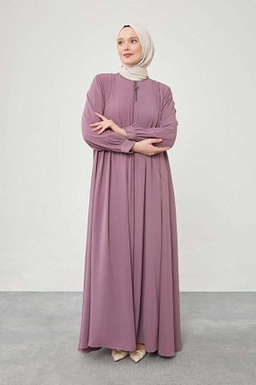 کلاه و ابایا بنفش زنانه پلی استر Levidor - کد 844894243