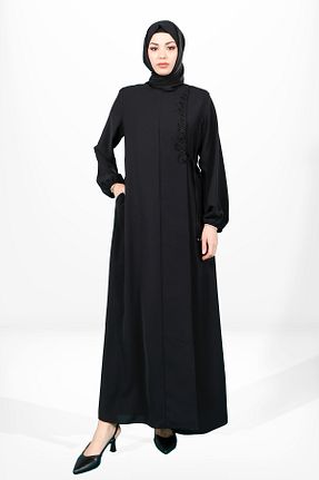 کلاه و ابایا مشکی زنانه بافتنی Beyza - کد 844906843