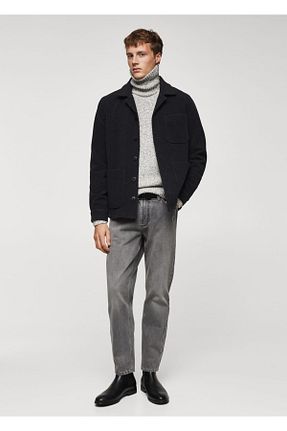 پیراهن بنفش مردانه رگولار MANGO Man - کد 779779176
