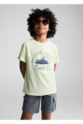 تیشرت سبز بچه گانه رگولار MANGO Kids - کد 824223154