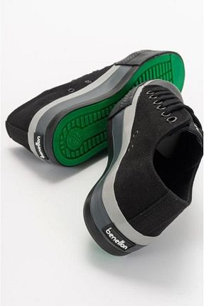 کفش اسنیکر مشکی زنانه بند دار Benetton - کد 666035291