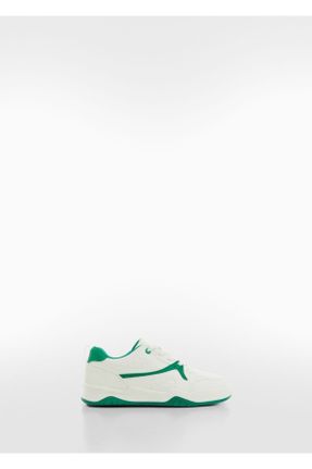 کفش کژوال سفید بچه گانه پارچه نساجی پاشنه کوتاه ( 4 - 1 cm ) پاشنه ساده کد 779779172