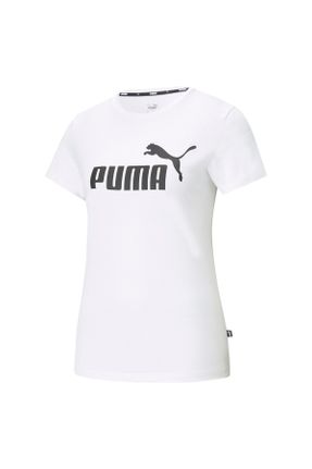تی شرت سفید زنانه رگولار یقه گرد تکی پوشاک ورزشی کد 75913024