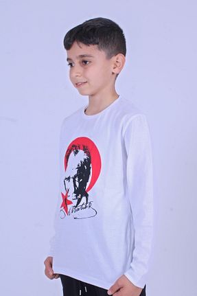 سوئیشرت سفید بچه گانه چاپی YA KO KİDS - کد 666851788