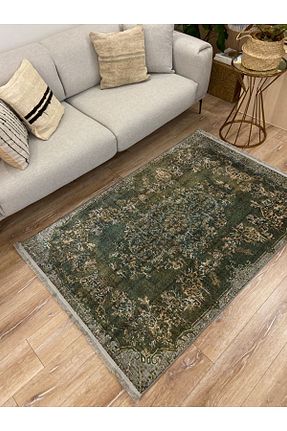 فرش سبز قابل شستشو kilim home - کد 788707280