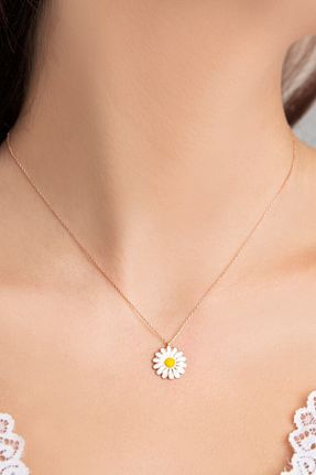 گردنبند نقره طلائی زنانه 925 عیار Sinsirella - کد 845031912