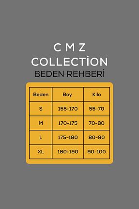 ست گرمکن سبز مردانه پنبه پلی استر CMZ COLLECTİON - کد 803269819