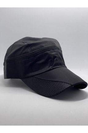 کلاه مشکی زنانه پنبه (نخی) کد 364767716