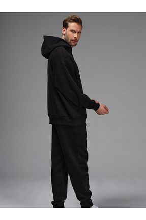 ست گرمکن مشکی مردانه پنبه پلی استر YAKAMEL - کد 808593237