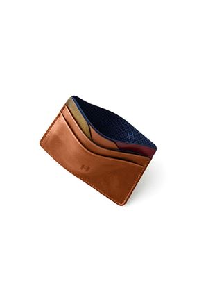 کیف پول قهوه ای مردانه ابعاد کوچک HELMBROOK - کد 835422312