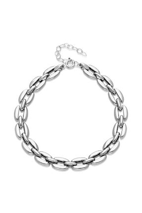 دستبند نقره طلائی زنانه 925 عیار nevamkuyumculuk - کد 845121696