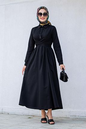 لباس حجاب مشکی زنانه کلوش Tesettür Diyarı - کد 845120364