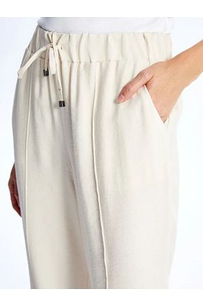 شلوار بژ زنانه بافتنی LC Waikiki - کد 823237644