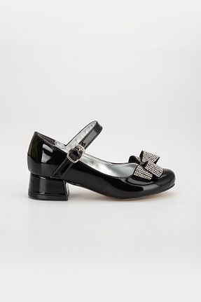 کفش مجلسی مشکی بچه گانه پاشنه ضخیم BDKButik - کد 807957185