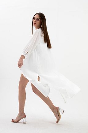 لباس نباتی زنانه کتان Genel Markalar - کد 845217077