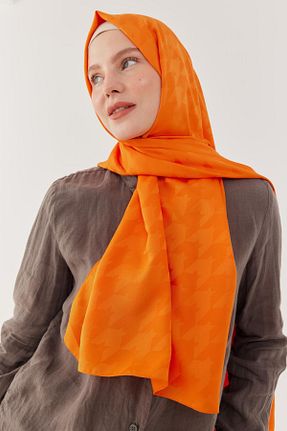 شال نارنجی زنانه MİRSOY SCARF - کد 845244879